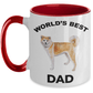 Shiba Inu Best Dad Coffee Mug