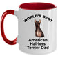 American Hairless Terrier Best Dad Coffee Mug