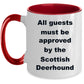 Scottish Deerhound Coffee Mug - All guests must be approved