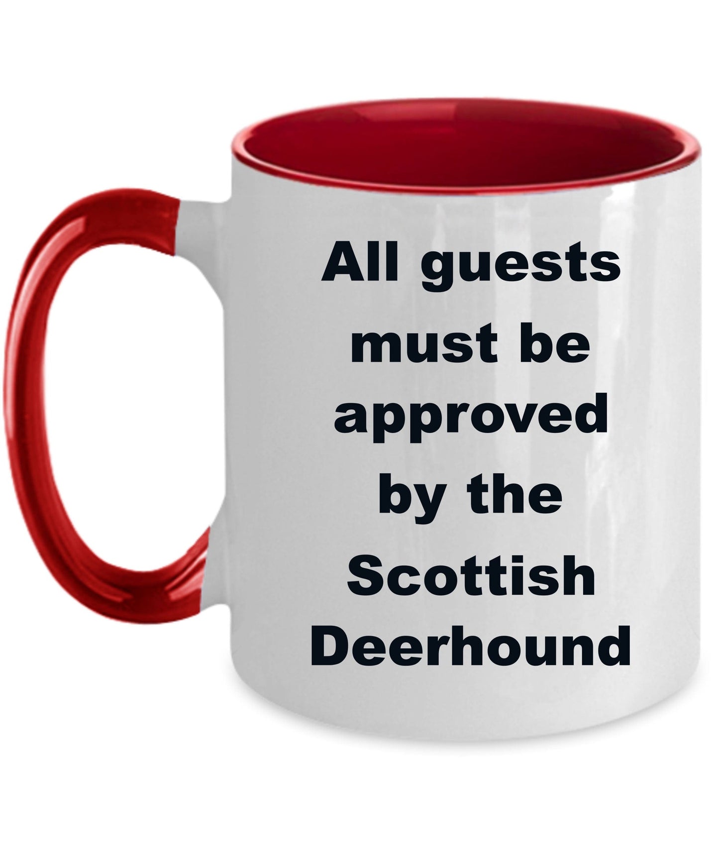 Scottish Deerhound Coffee Mug - All guests must be approved