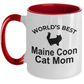Maine Coon Cat Mom Coffee Mug