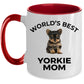Yorkshire Terrier Puppy Dog Mom Coffee Mug