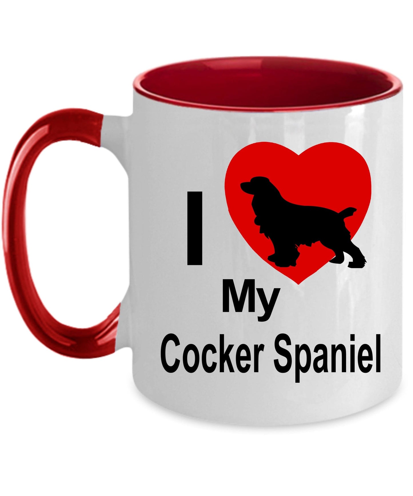Cocker Spaniel Dog Lover Gift White Ceramic Coffee Mug