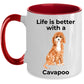 Cavapoo Coffee Mug - Life is Better