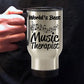 Music Therapist World's Best Stainless Steel Travel Mug