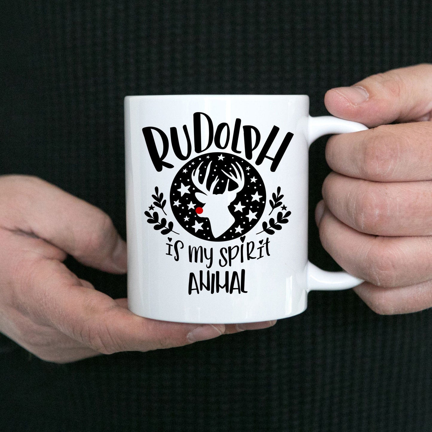 Holiday Mug - Rudolph is my Spirit Animal