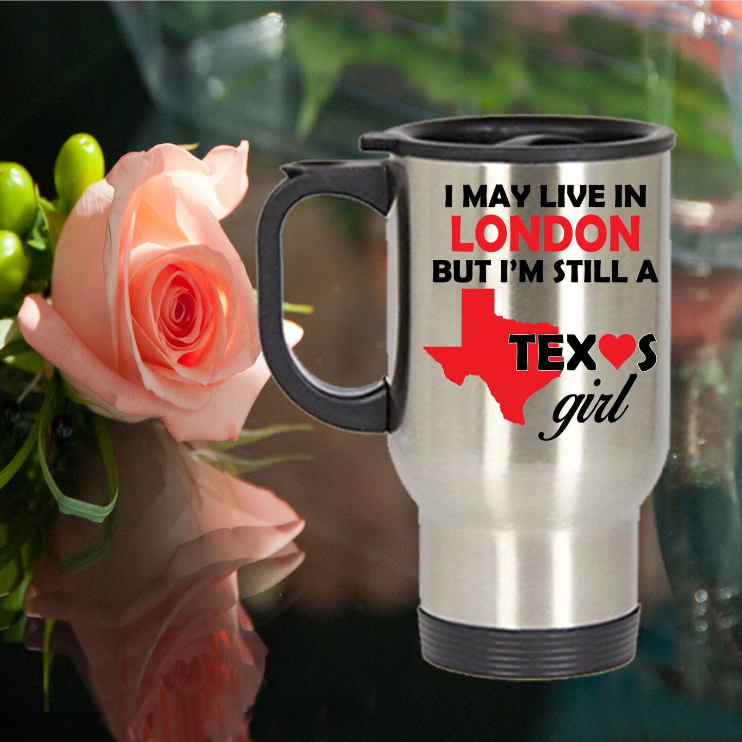 Texas Girl Living in London Travel Mug