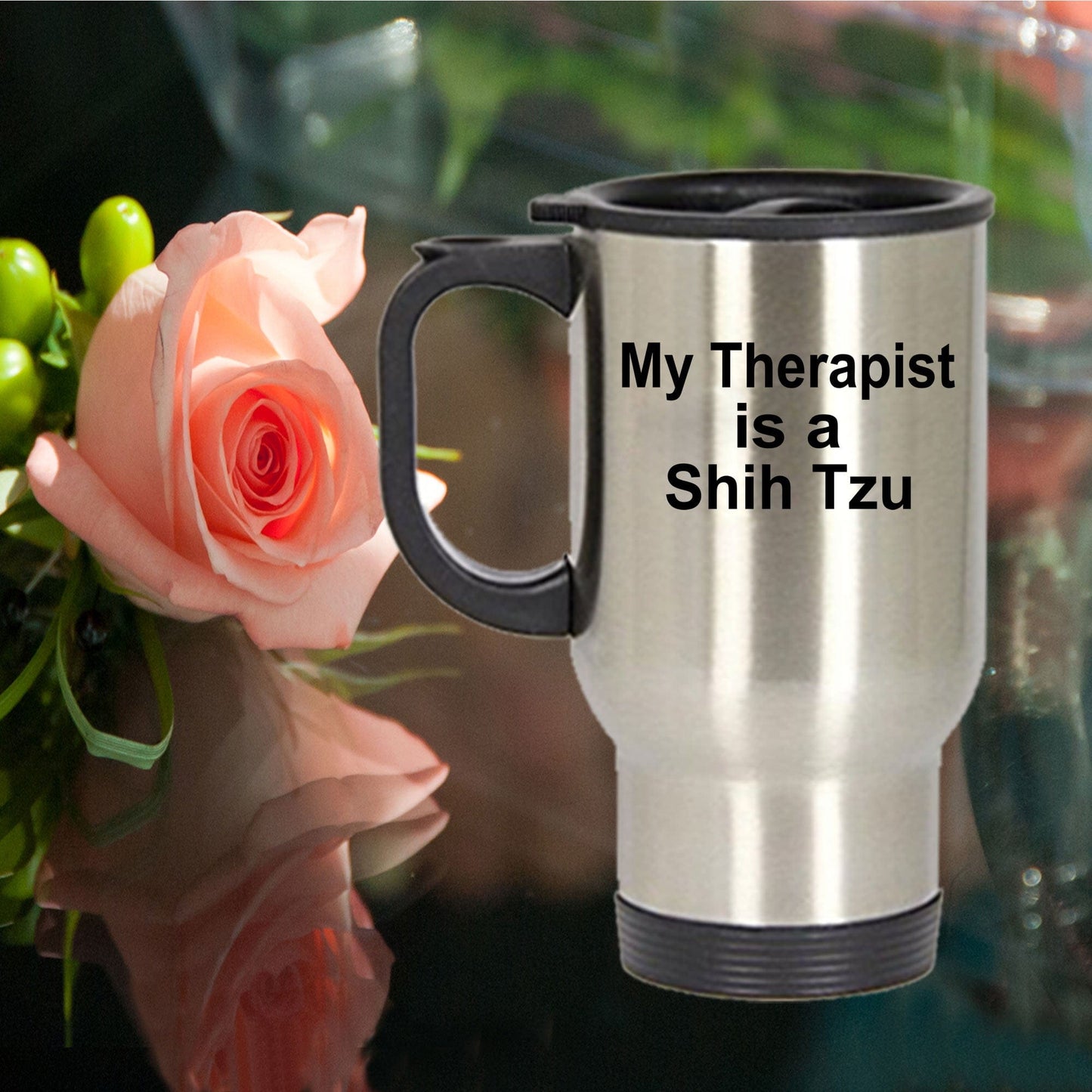 Shih Tzu Dog Therapist Travel  Mug
