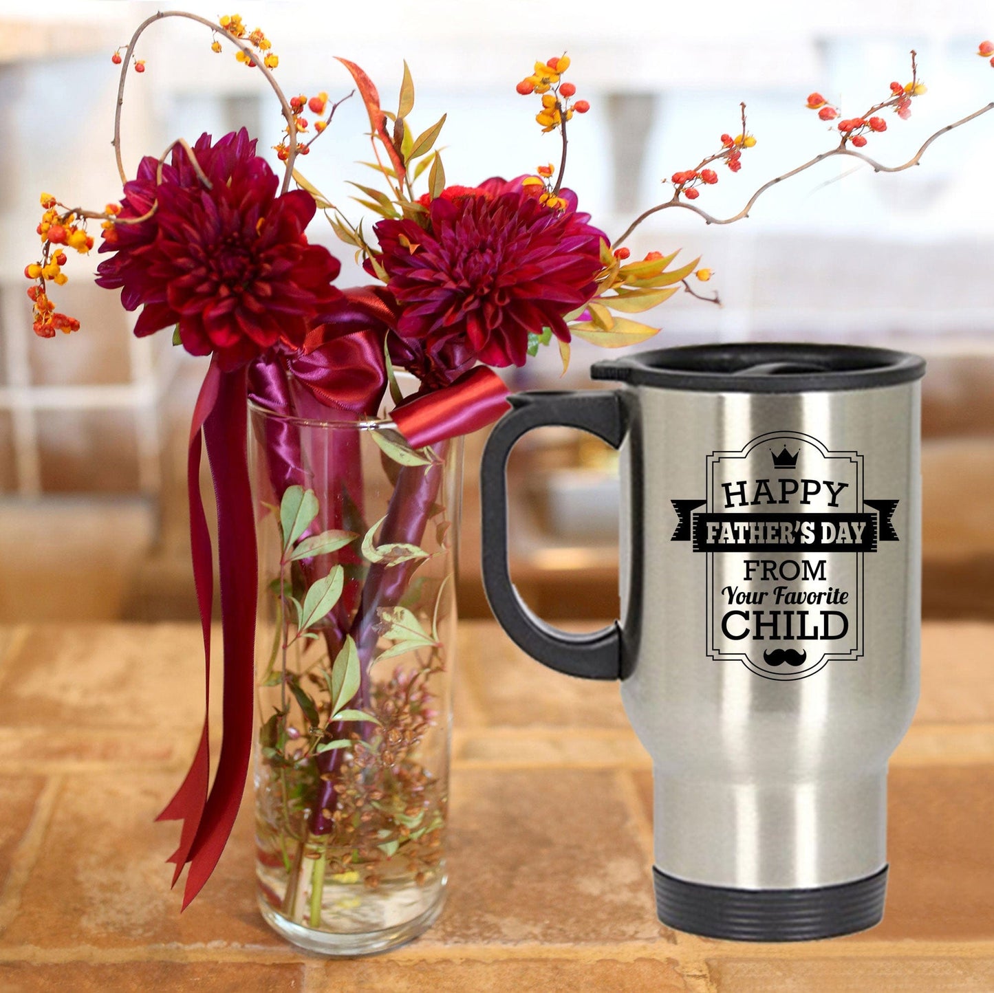 Funny Father's Day Travel Mug from Favorite Child