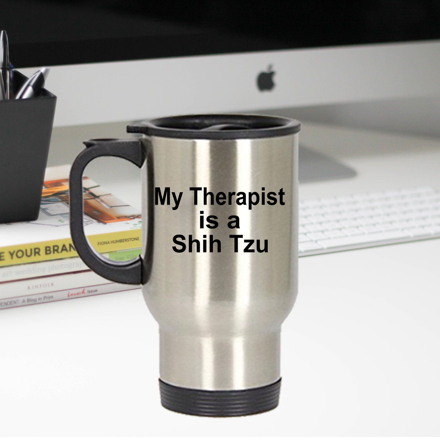 Shih Tzu Dog Therapist Travel  Mug