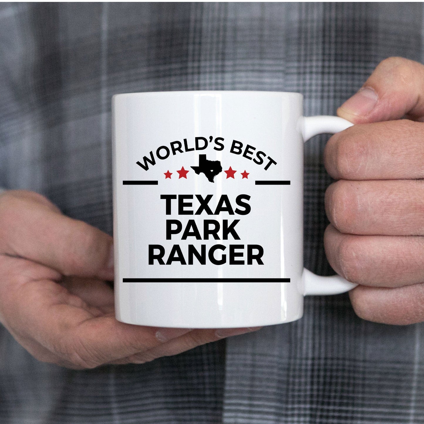 Texas Park Ranger Gift Birthday Father's Day Mother's Day Appreciation White Ceramic Coffee Mug