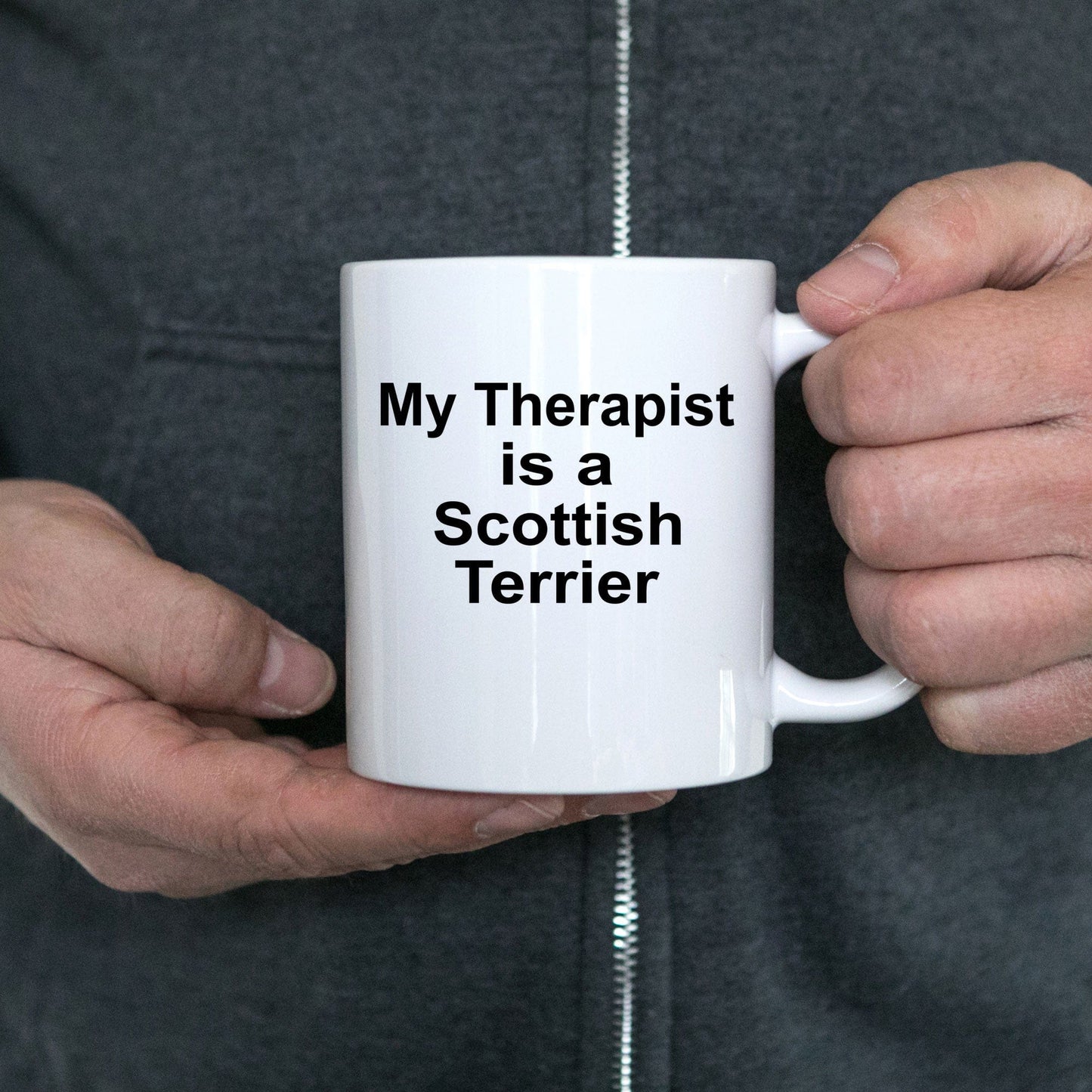 Scottish Terrier Dog Funny Therapist Coffee Mug