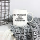 Golden Retriever Dog Lover Gift Therapist White Ceramic Coffee Mug