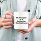 Deutscher Wachtelhund Dog Owner Lover Funny Gift Therapist White Ceramic Coffee Mug