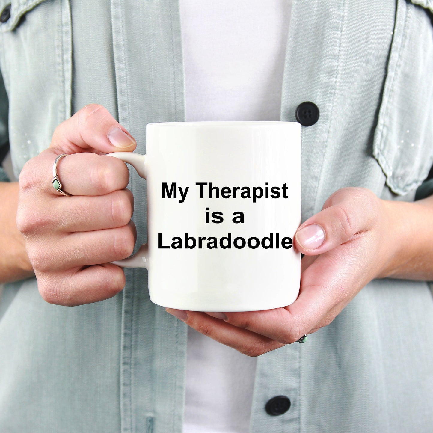 Labradoodle Dog Therapist Coffee Mug