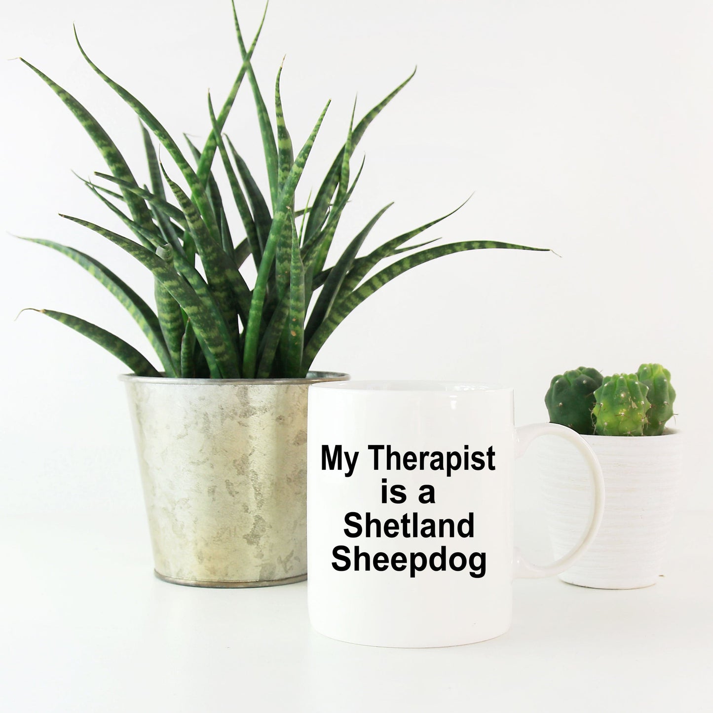 Shetland Sheepdog Funny Therapist Coffee Mug