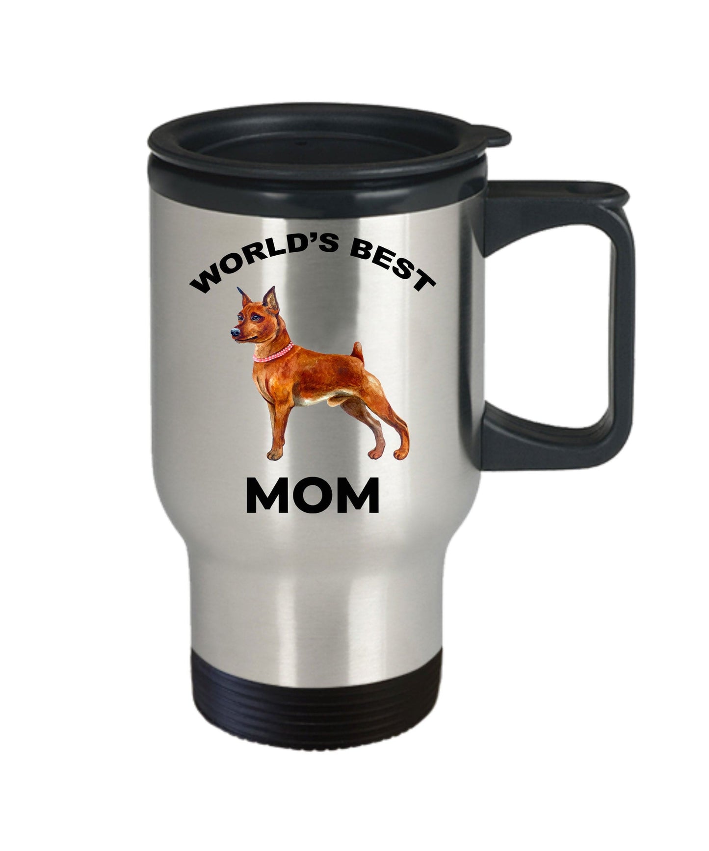 Miniature Pinscher Best Dog Mom Travel Mug