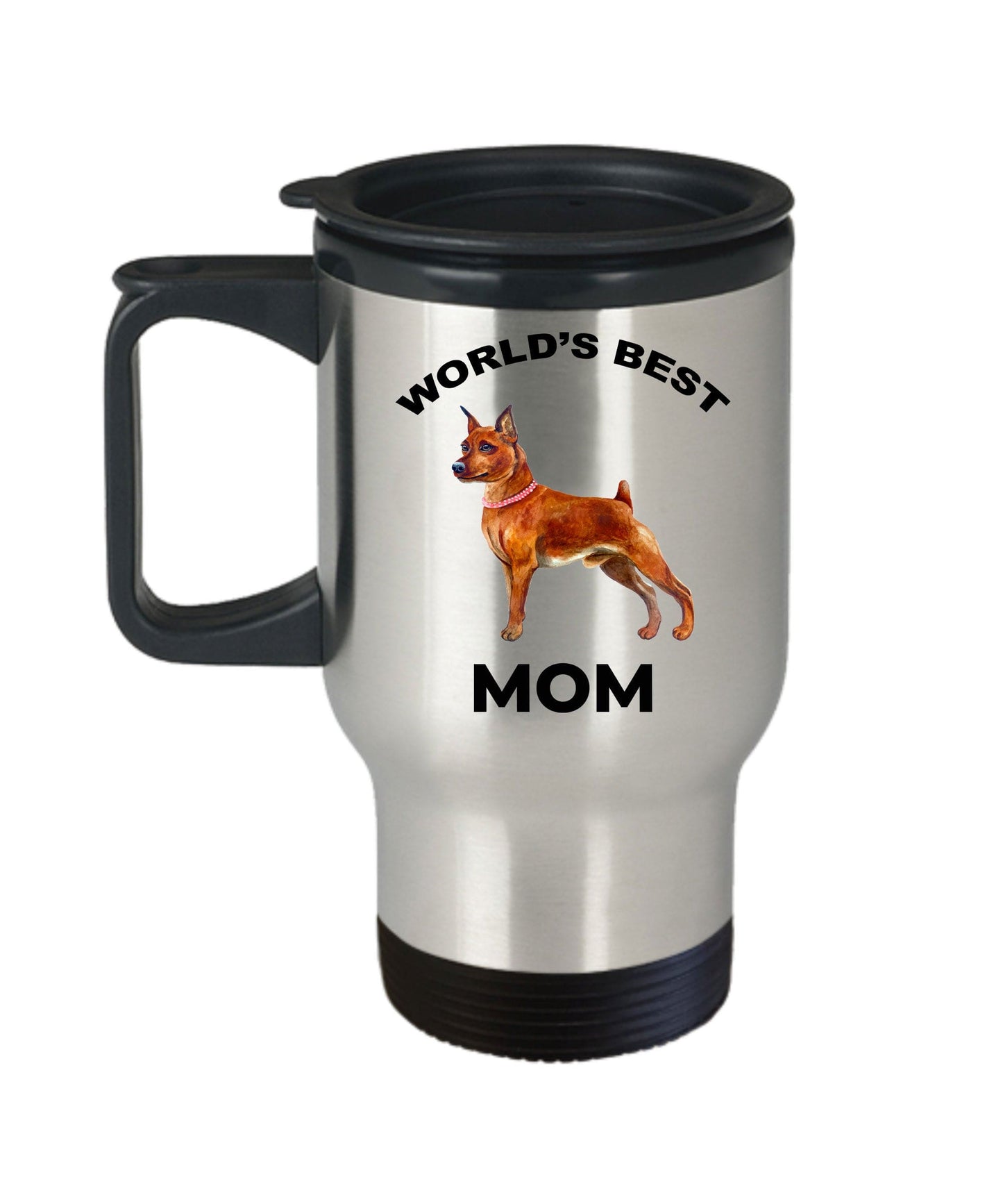 Miniature Pinscher Best Dog Mom Travel Mug