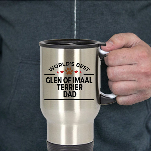 Glen of Imaal Terrier Dog Dad Travel Mug