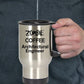Architectural Engineer Zombie Travel Coffee Mug