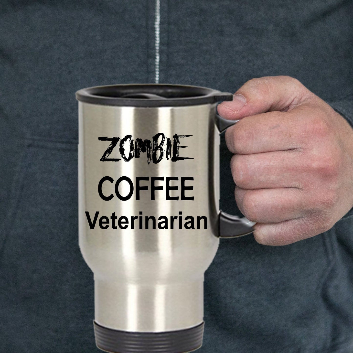 Veterinarian Zombie Coffee Travel Mug