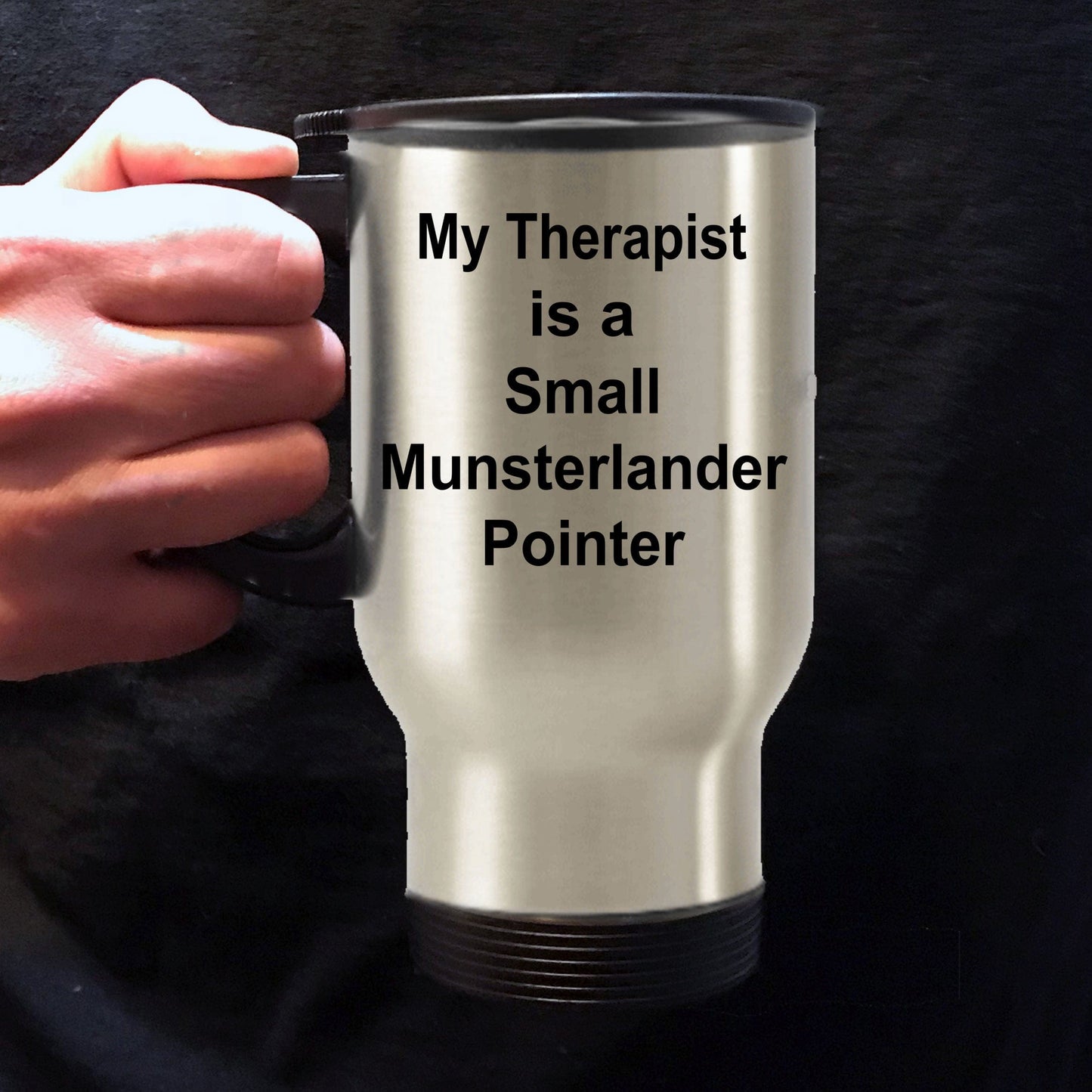 Small Munsterlander Pointer Dog Therapist Travel Coffee Mug