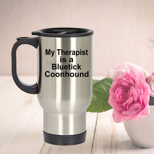 Bluetick Coonhound Dog Therapist Travel Mug