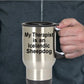 Icelandic Sheepdog Dog Owner Lover Funny Gift Therapist Stainless Steel Insulated Travel Coffee Mug