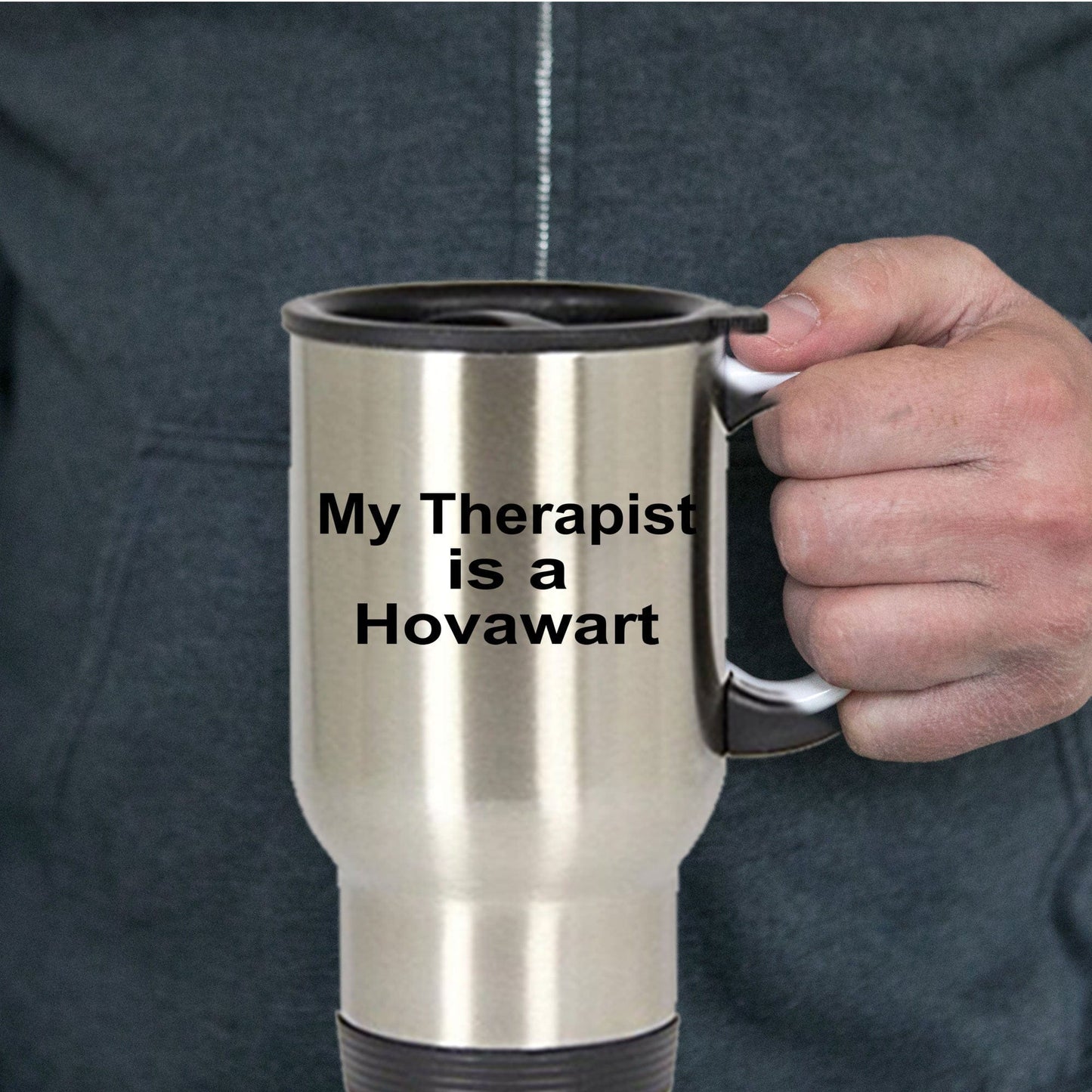 Hovawart Dog Owner Lover Funny Gift Therapist Stainless Steel Insulated Travel Coffee Mug
