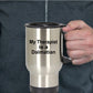 Dalmatian Dog Therapist Travel Coffee Mug