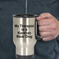 Karelian Bear Dog Owner Lover Funny Gift Therapist Stainless Steel Insulated Travel Coffee Mug