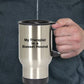 Basset Hound Dog Therapist Travel Coffee Mug