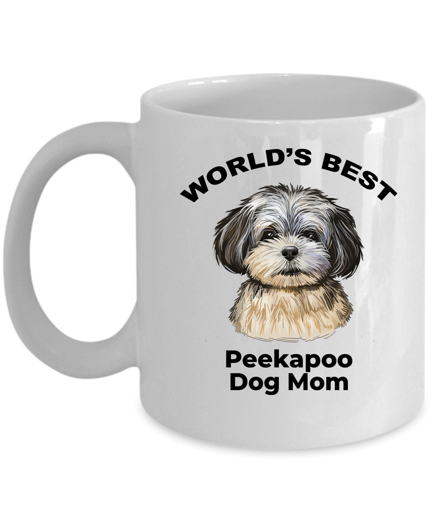 Peekapoo Best Dog Mom Coffee Mug