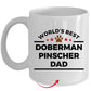 Doberman Pinscher Dog Dad Coffee Mug