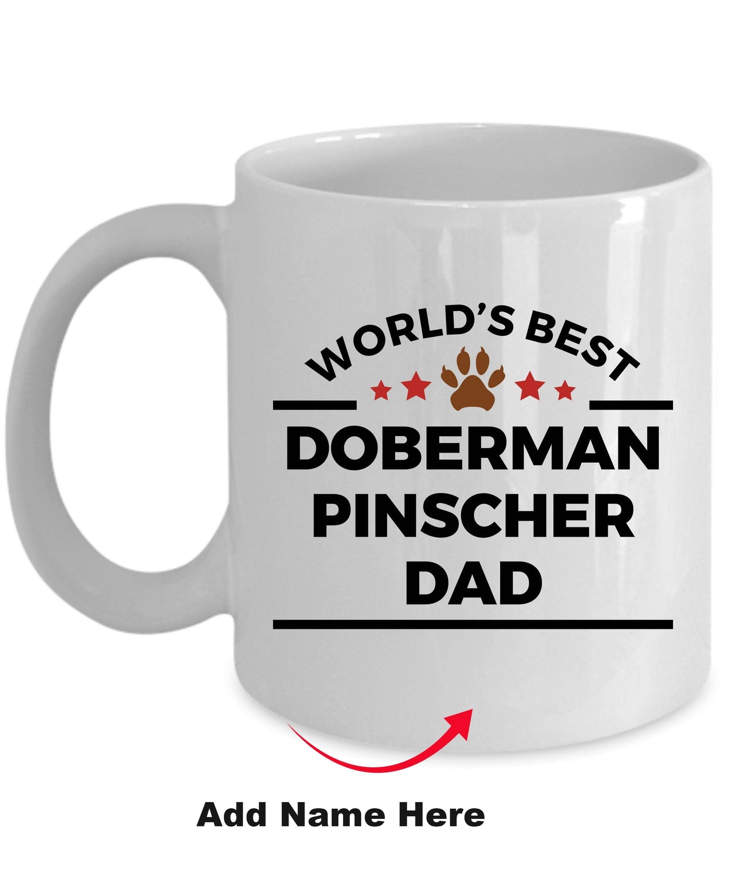 Doberman Pinscher Dog Dad Coffee Mug