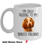 Bracco Italiano Funny Ceramic Coffee Mug - I'm Only Talking to my Dog