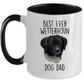 Best Ever Wetterhoun Dog Dad Custom Ceramic Coffee Mug