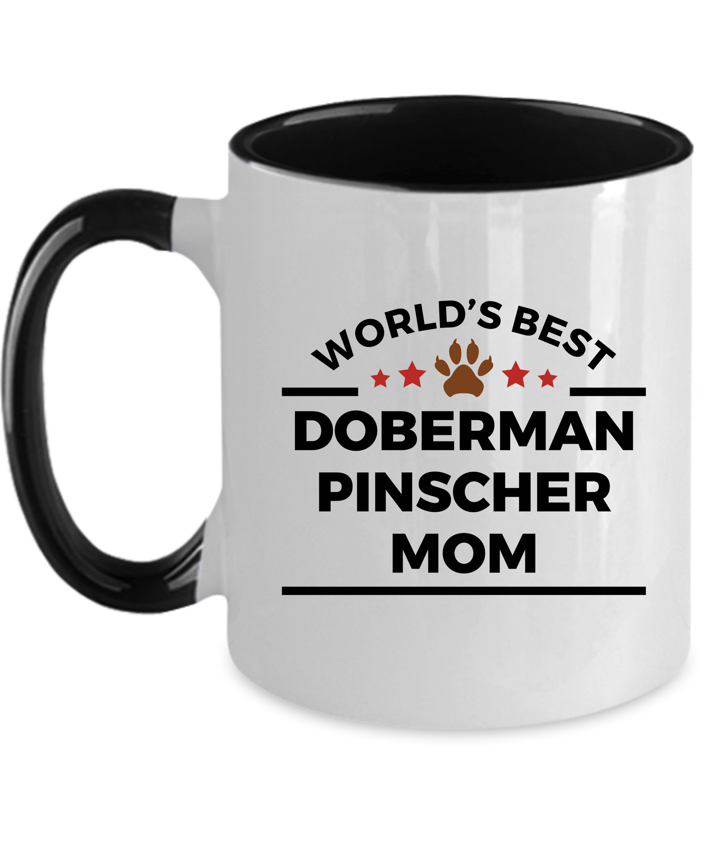 Doberman Pinscher Dog Lover Gift World's Best Mom Mother's Day Birthday Coffee Mug