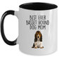 Best Ever Basset Hound Dog Mom Custom Ceramic Coffee Mug