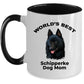 Schipperke Best Dog Mom Custom Coffee Mug