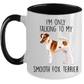 Smooth Fox Terrier Puppies Because People Suck Ceramic Coffee Mug