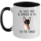 toy fox terrier coffee mug