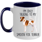 Smooth Fox Terrier Puppies Because People Suck Ceramic Coffee Mug