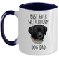 Best Ever Wetterhoun Dog Dad Custom Ceramic Coffee Mug