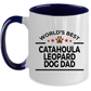 Catahoula Leopard Dog Best Dad Ceramic Coffee Mug