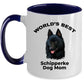 Schipperke Best Dog Mom Custom Coffee Mug