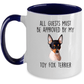 toy fox terrier coffee mug