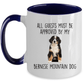 Funny Bernese Mountain Dog Custom Ceramic Coffee Mug - Guests must be approved
