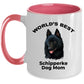 Schipperke Best Dog Mom Custom Coffee Mug