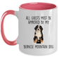 Funny Bernese Mountain Dog Custom Ceramic Coffee Mug - Guests must be approved